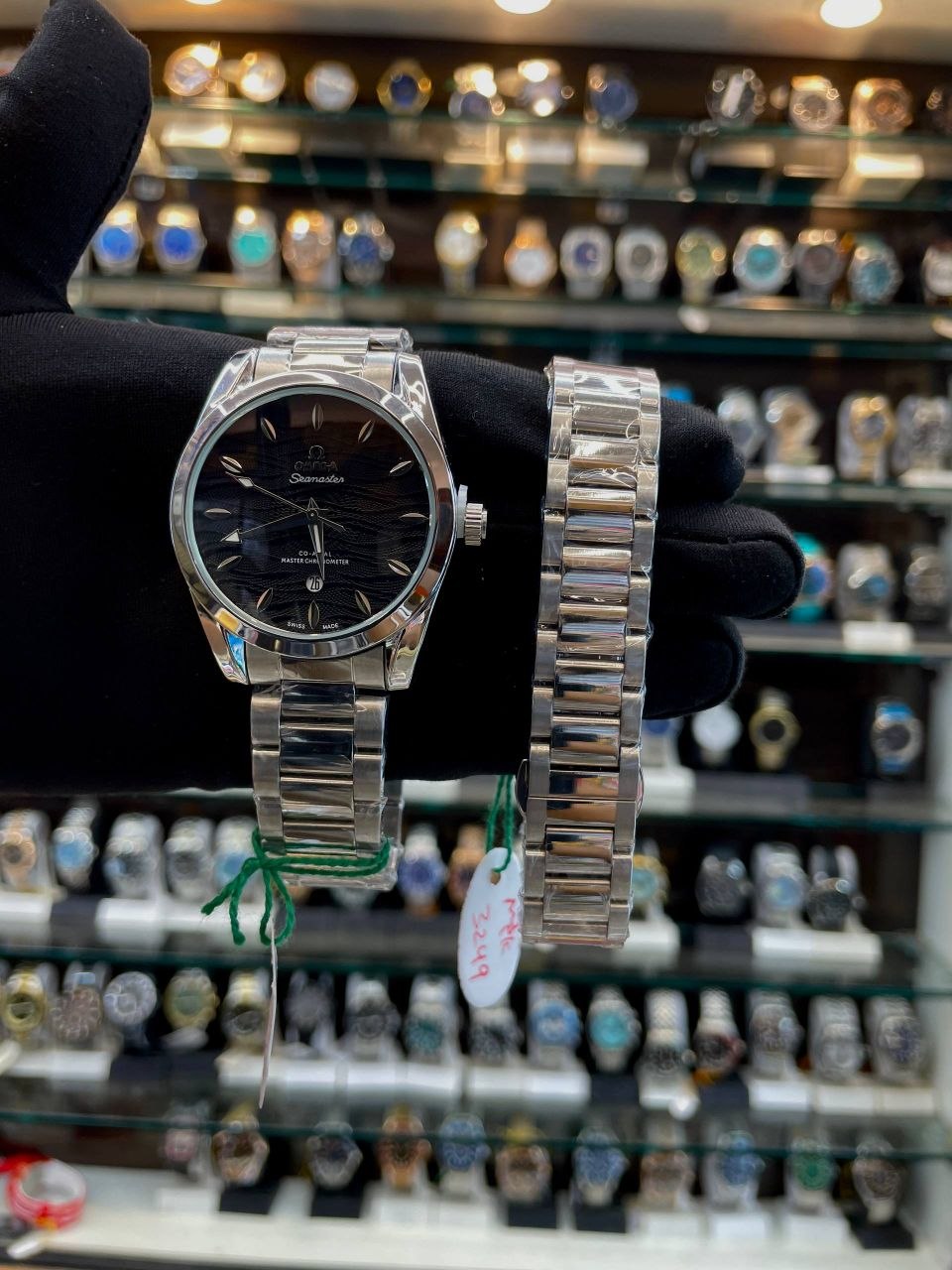OMEGA SEAMASTER NOW IN COUPLE SET BLACK 🖤