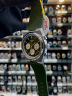 TISSOT PRX NOW IN CHRONOGRAPH SILICON GREEN