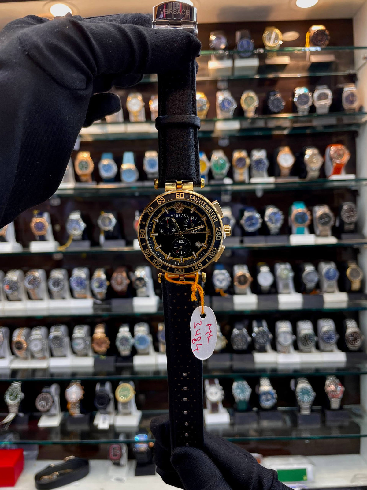 VERSACE CHRONOGRAPH WATCH ⌚ FOR MENS BLACK 🖤