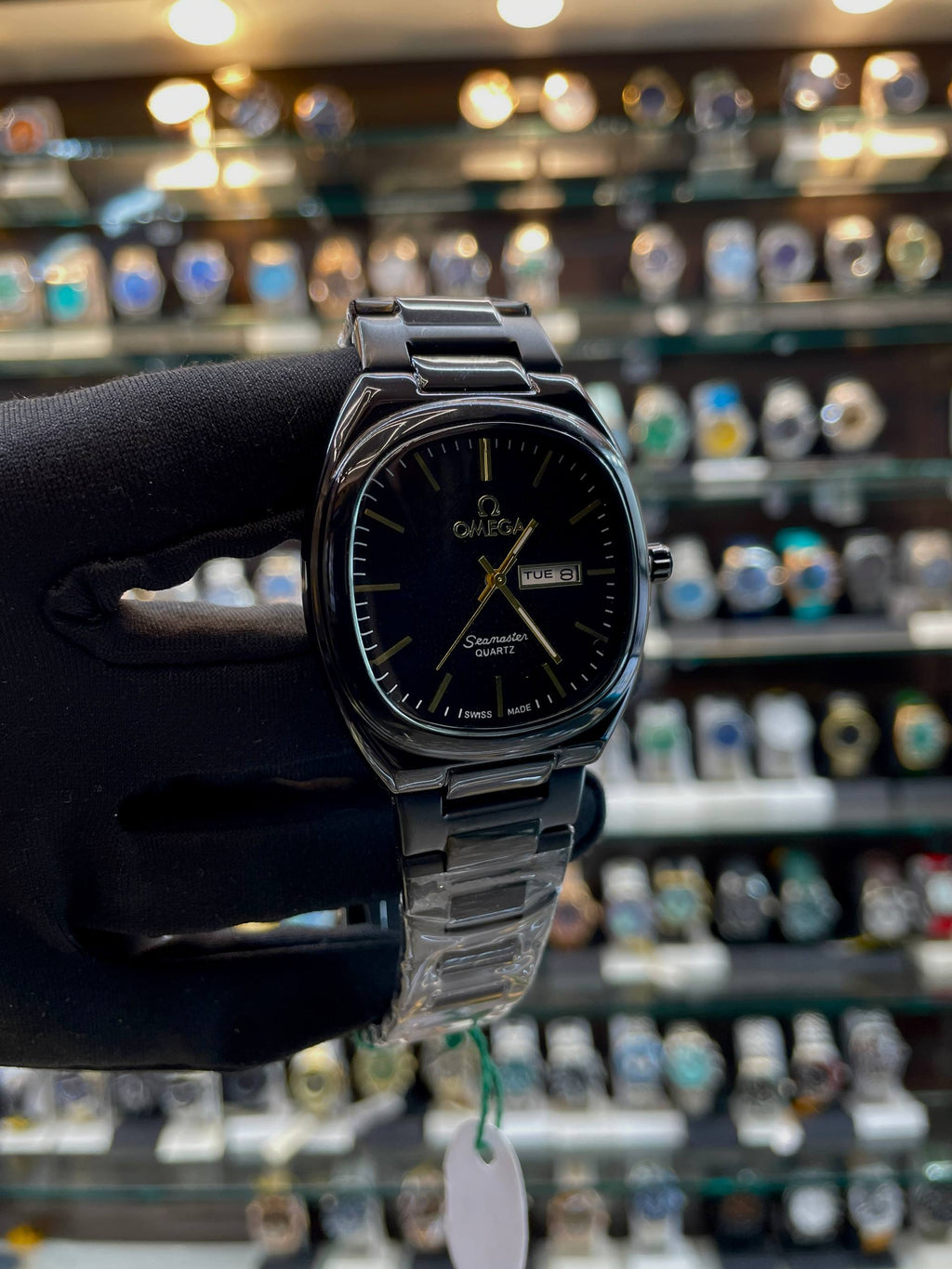 OMEGA SEAMASTER CLASSIC WATCH ⌚ UNDER BUDGET BLACK 🖤