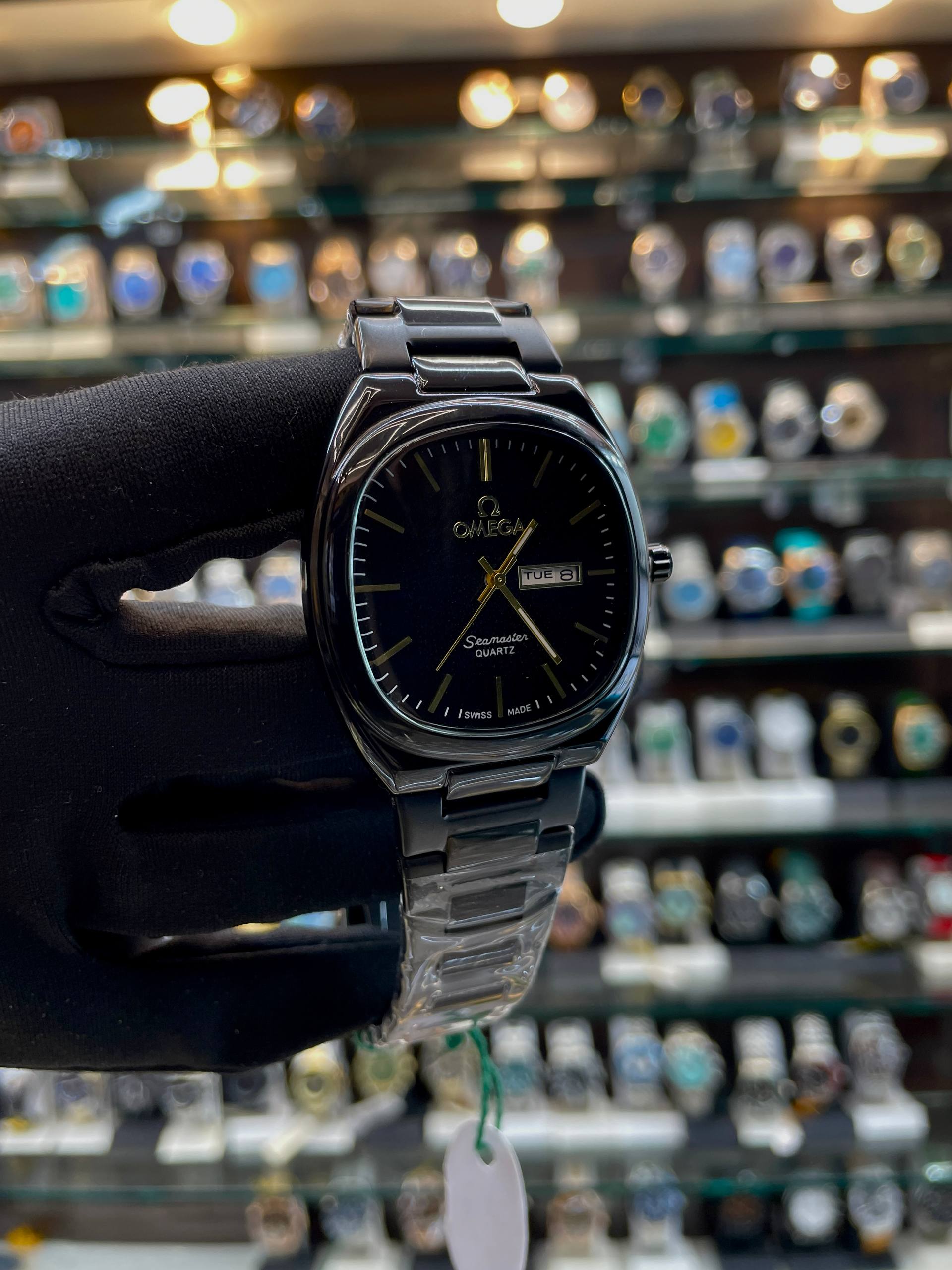 OMEGA SEAMASTER CLASSIC WATCH ⌚ UNDER BUDGET BLACK 🖤