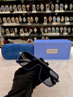 GUCCI SQUARE BLUE 🧊 GLASSES 🕶️ FOR MENS  🤩