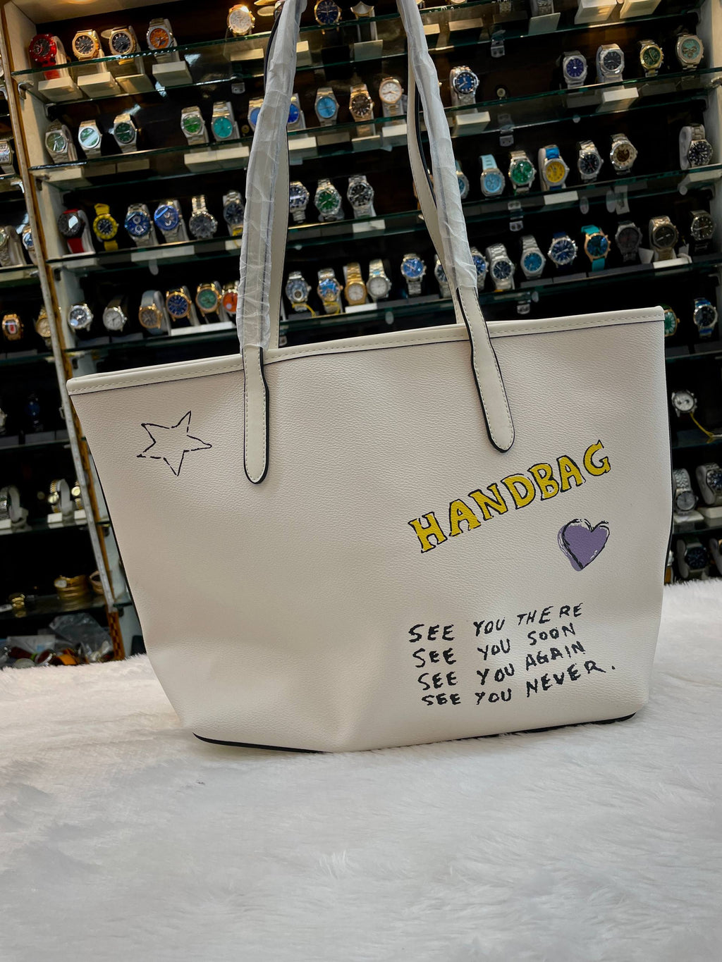 COACH CITY TOTE BAG WITH SKETCH PRINT IN MASTER PIECE 🤩