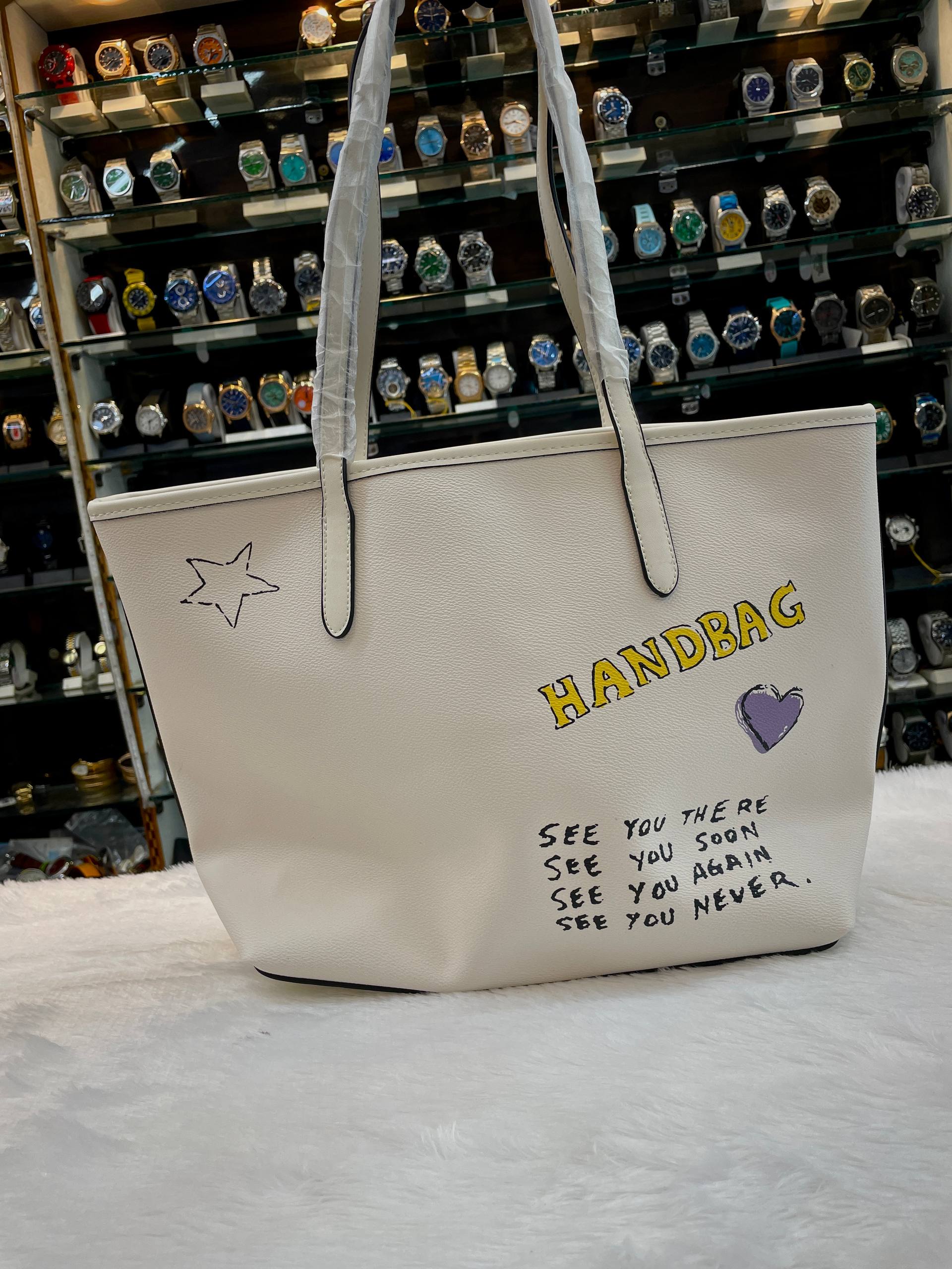 COACH CITY TOTE BAG WITH SKETCH PRINT IN MASTER PIECE 🤩
