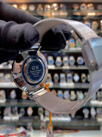 DANIEL WELLINGTON (DW) NOW IN COUPLE CHAIN SILVER 🥈 BLUE 💙 DIAL 💝