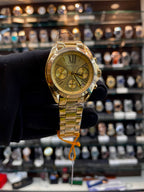 MICHEAL KORS MK5974 BRADSHAW FOR GIRLS IN MASTER PIECE 🤩 36MM FULL GOLD 🥇 GOLD 🥇 DIAL
