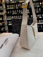 YSL SAINT LAURENT LE 5 À 7 BAG IN WHITE 🤍 🤩 HEAVY QUALITY 💯