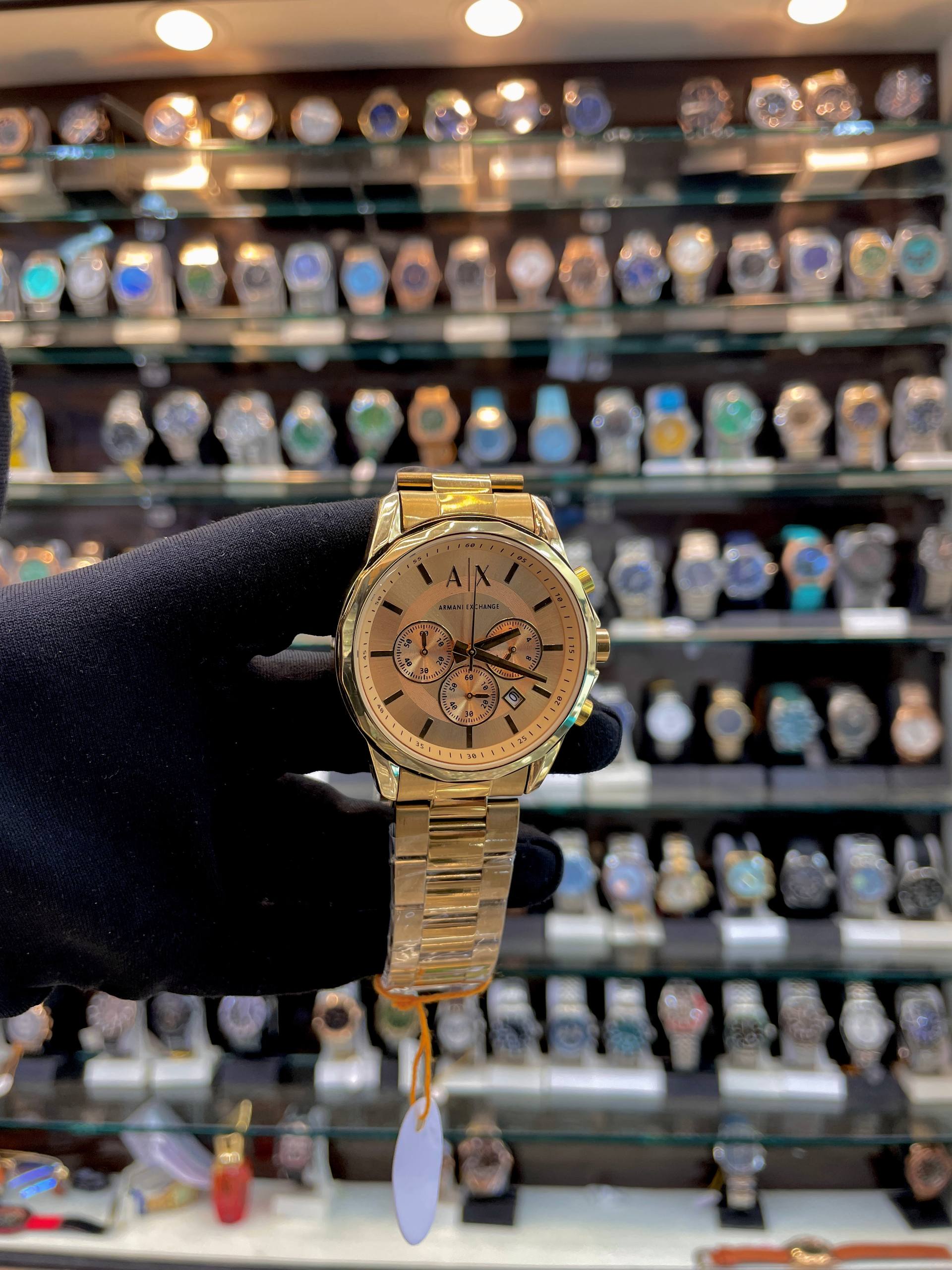 ARMANI EXCHANGE AX FULL GOLD 🥇 IN CHRONOGRAPH FOR MENS
