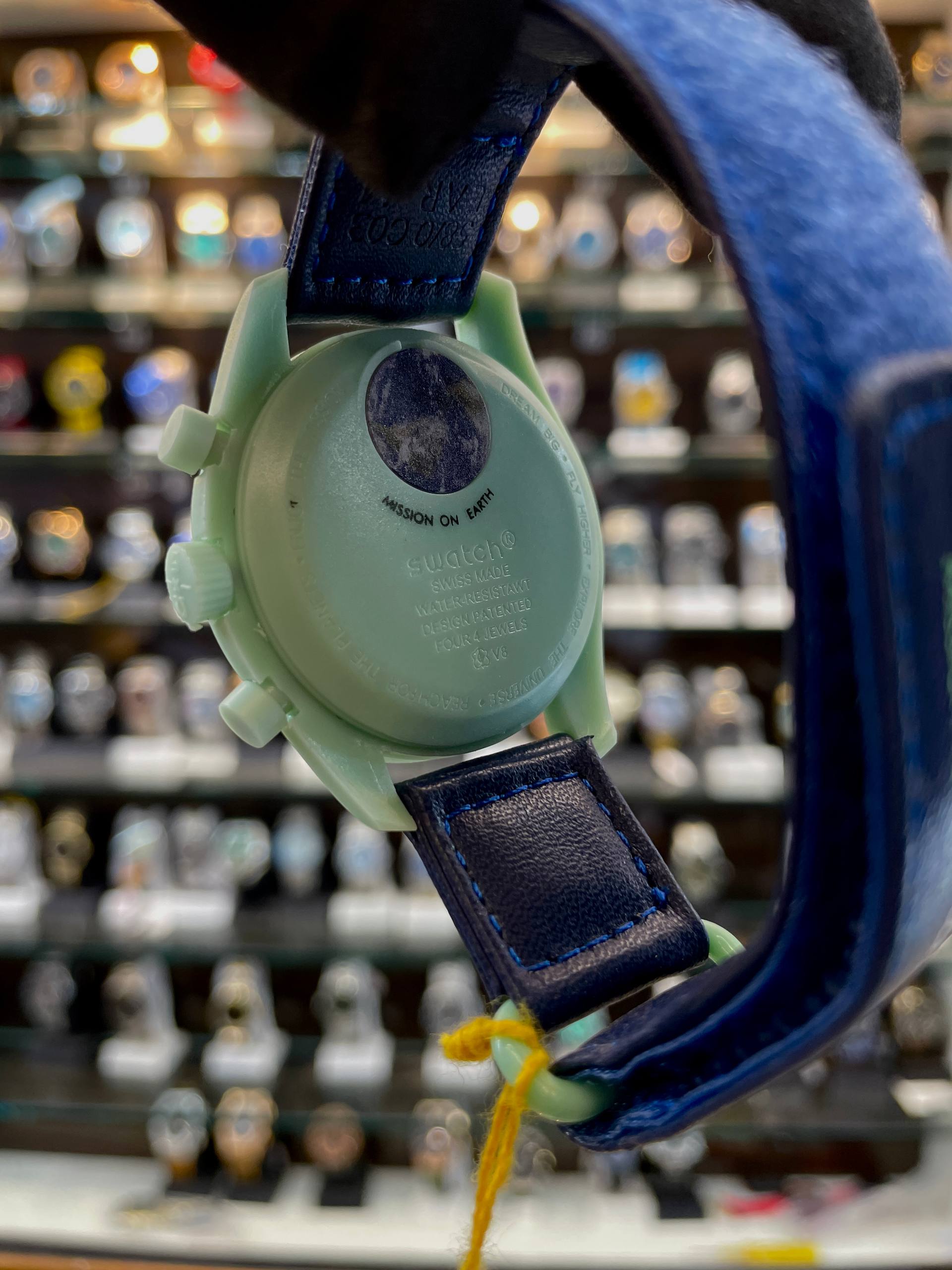SWATCH x OMEGA Speedmaster MoonSwatch "MISSION ON EARTH" WATCH BLUE 💙