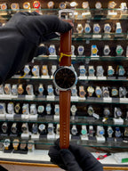 ARMANI EXCHANGE  AX PLAIN DIAL 🤩 IN LEATHER BROWN 🤎 DIAL