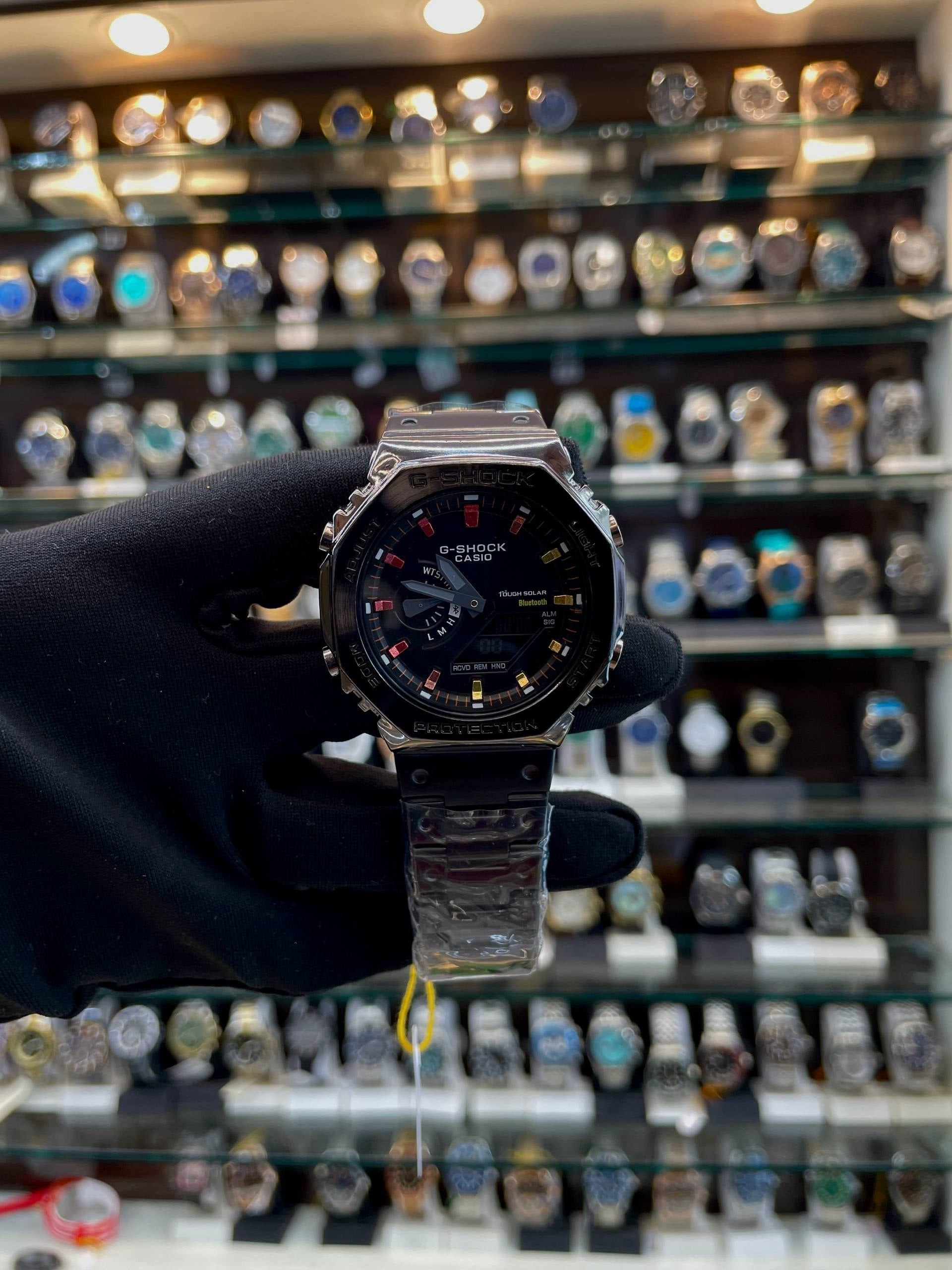 GSHOCK CASIO WR20-BAR RESTOCK IN CHAIN FULL BLACK 🖤