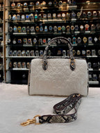 COACH MINI ROWAN CROSSBODY BAG SNAKE 🐍 SKIN IN BLOCKED SIGNATURE LEATHER