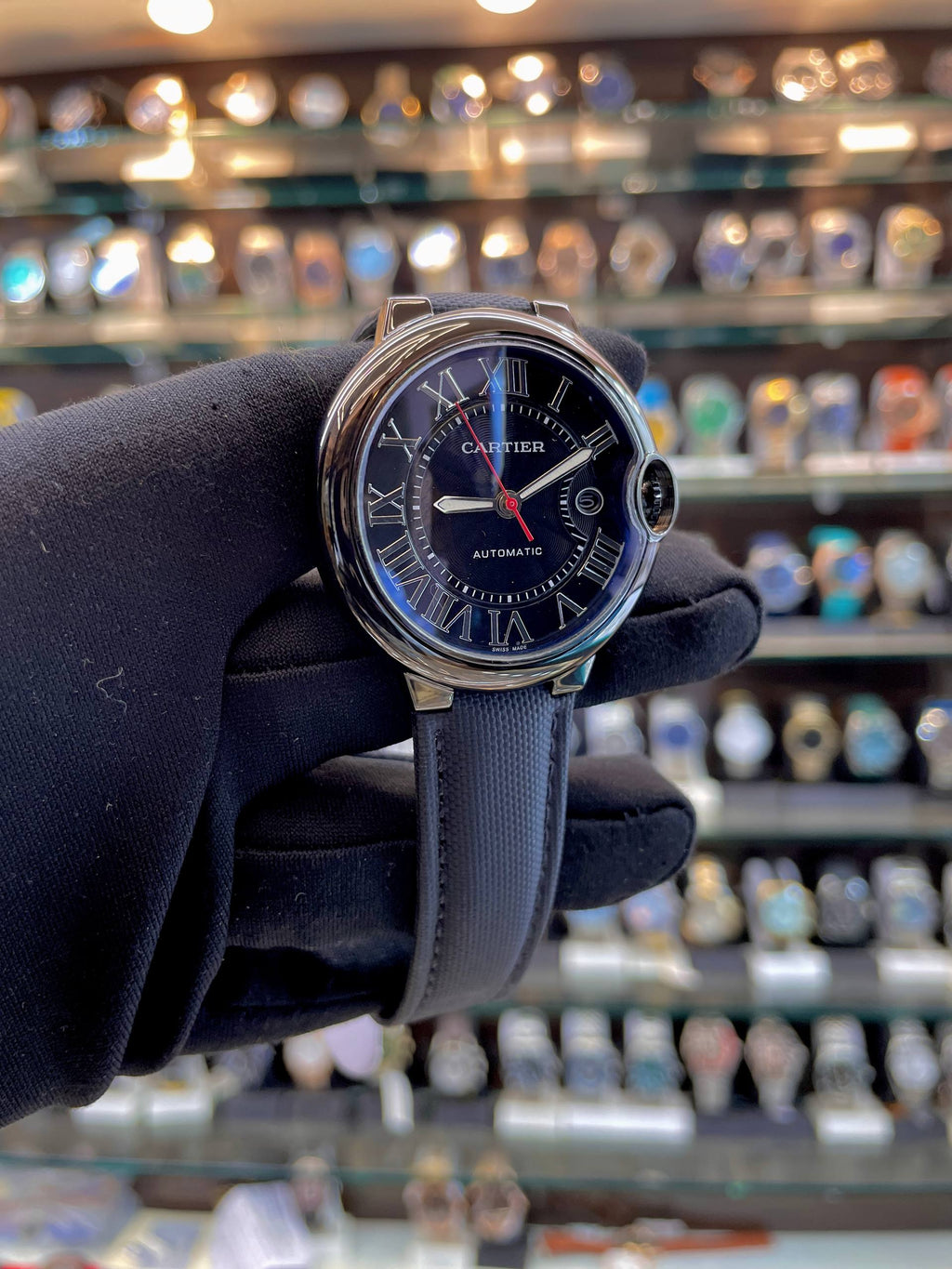 CARTIER BALLON BLEU DE NOW IN MASTER PIECE 🤩 FULL BLACK 🖤