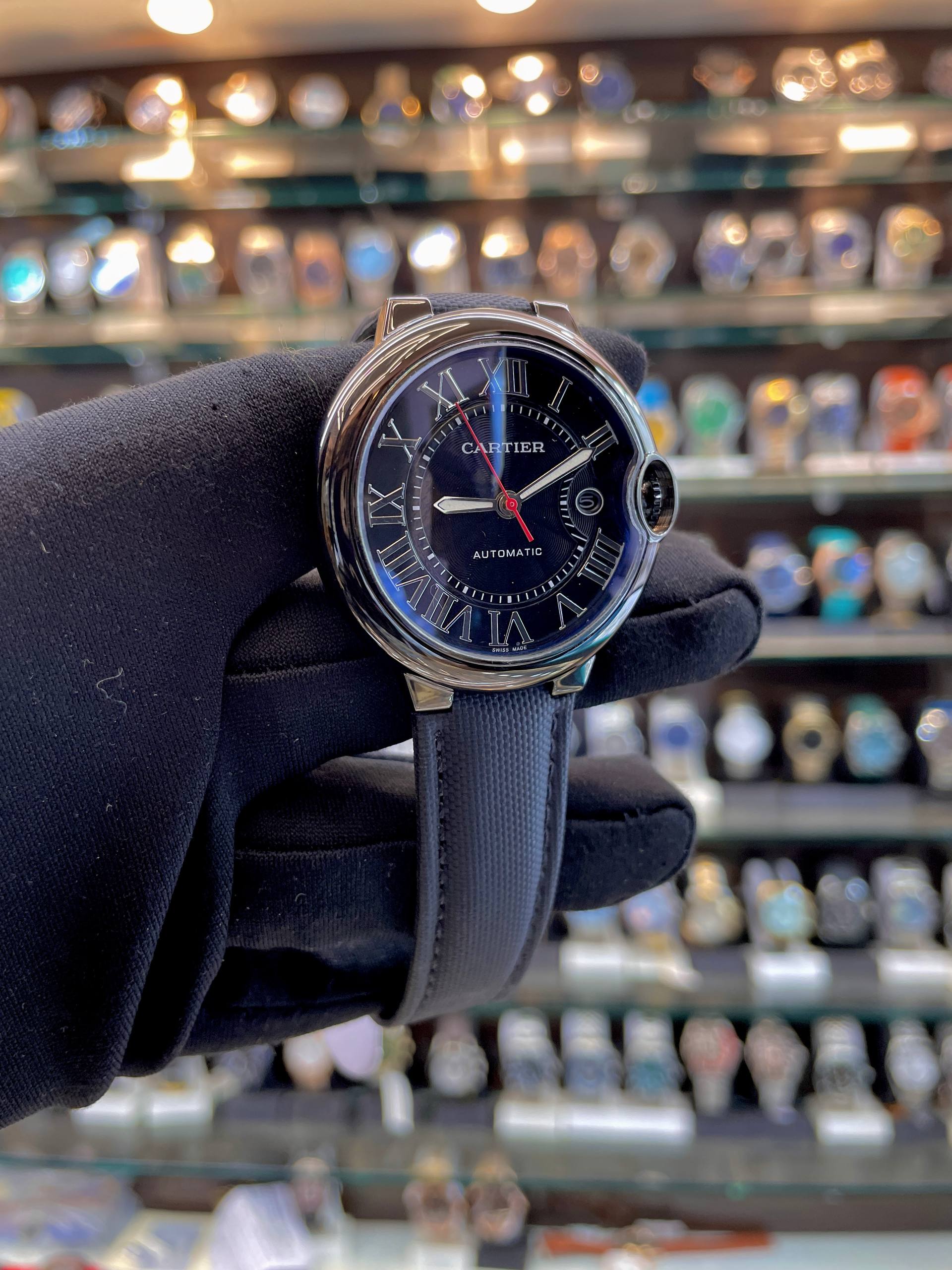 CARTIER BALLON BLEU DE NOW IN MASTER PIECE 🤩 FULL BLACK 🖤