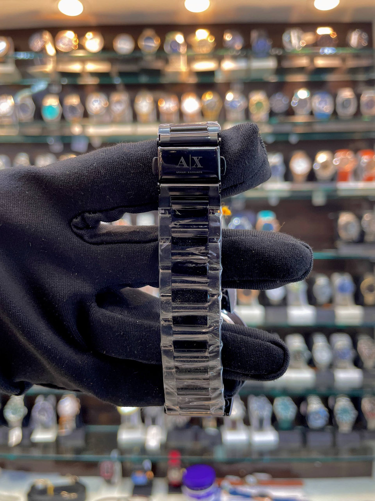 ARMANI EXCHANGE CAYDE MEN'S WATCH ⌚ FULL BLACK 🖤