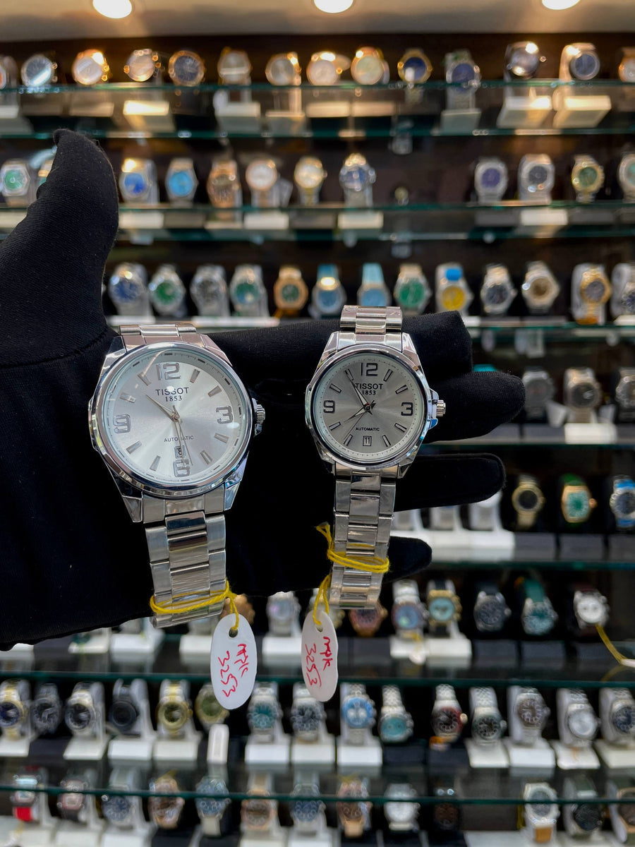 TISSOT COUPLE SET IN WHITE 🤍 DIAL 🤩