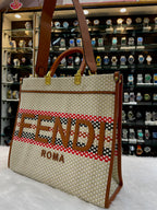 FENDI👜  SUNSHINE LARGE TOTE BAG IN MASTER PIECE FOR GIRLS 🤩