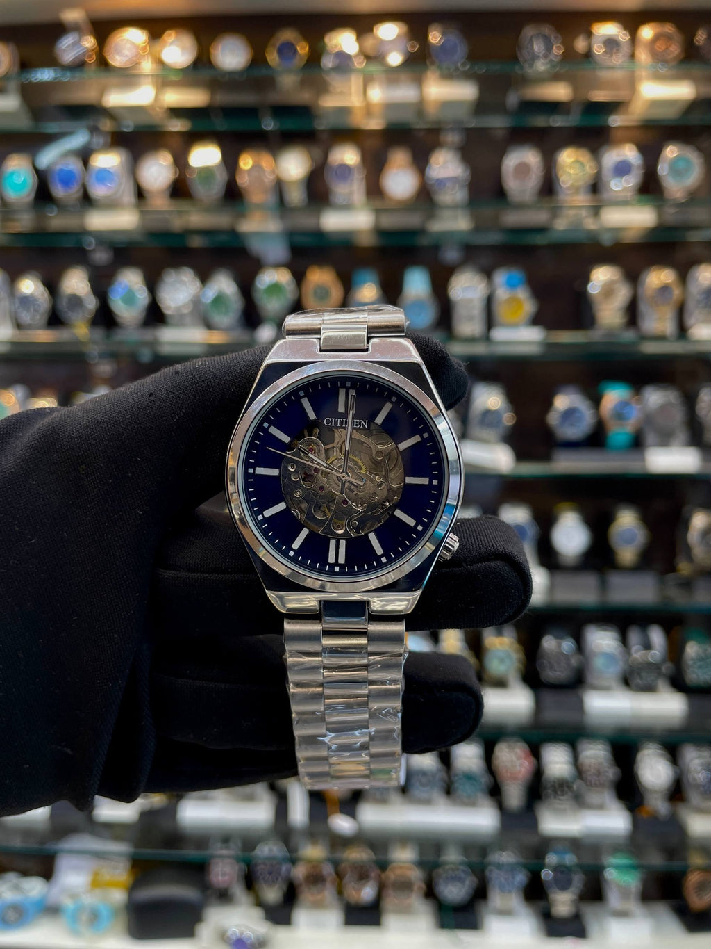 CITIZEN TSUYOSA TRANSPARENT BLUE 💙 DIAL 🤩 FOR MENS