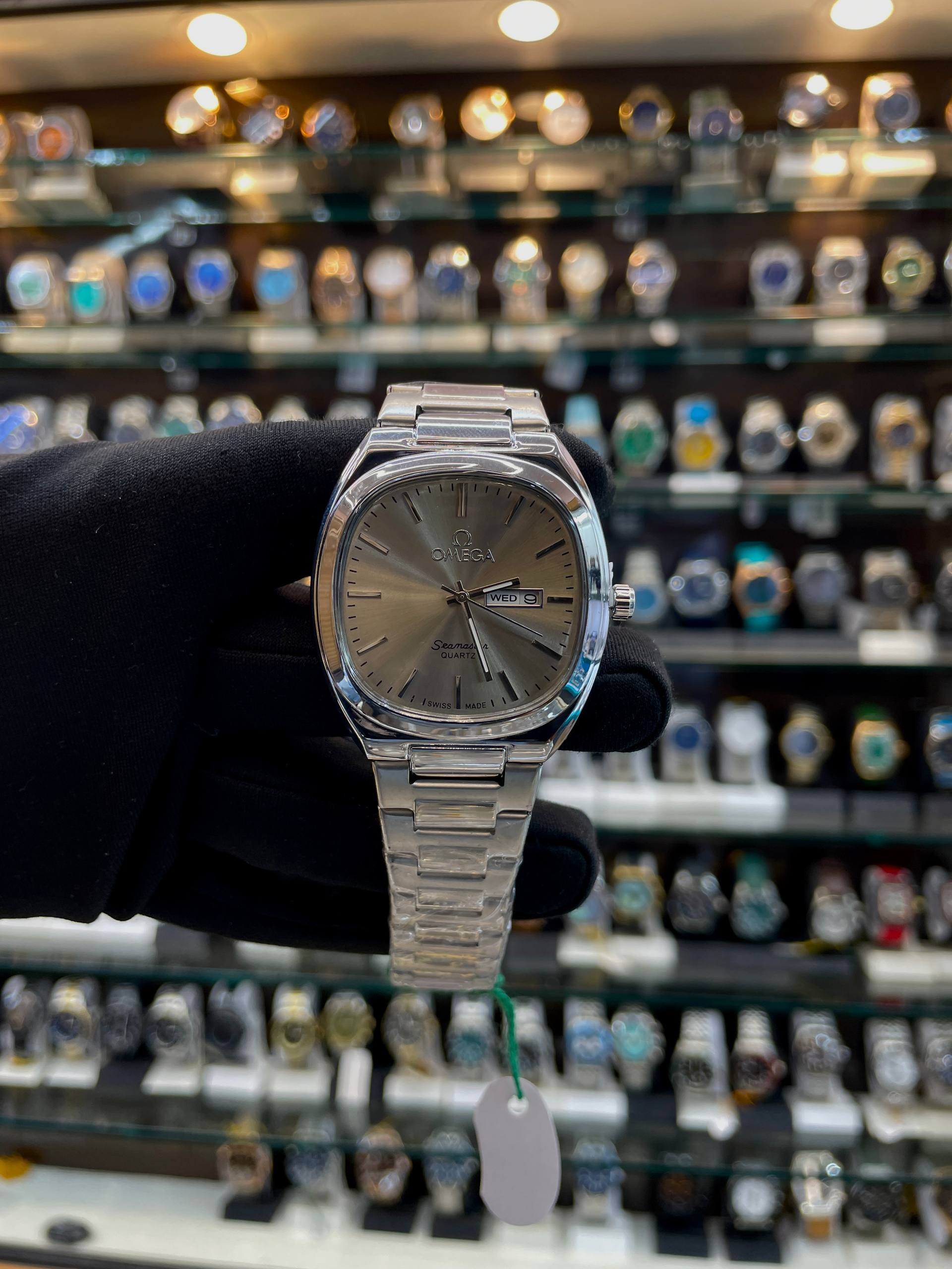 OMEGA SEAMASTER CLASSIC WATCH ⌚ UNDER BUDGET 🩶 GREY