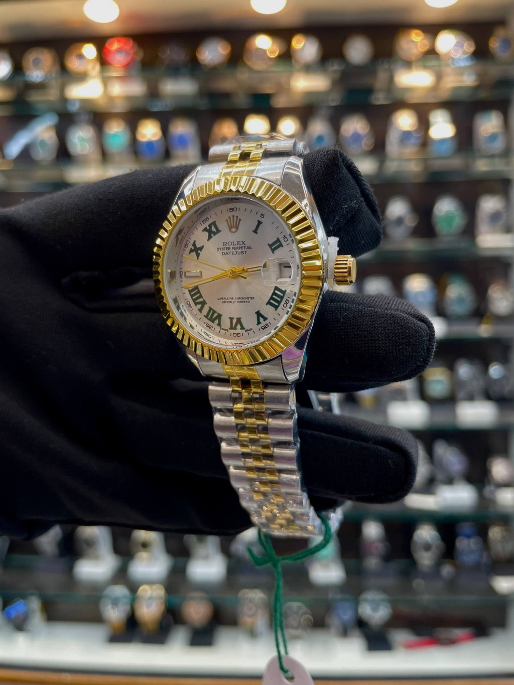 ROLEX DATE JUST FOR GIRLS UNDER BUDGET WHITE 🤍 DIAL DUAL TONE