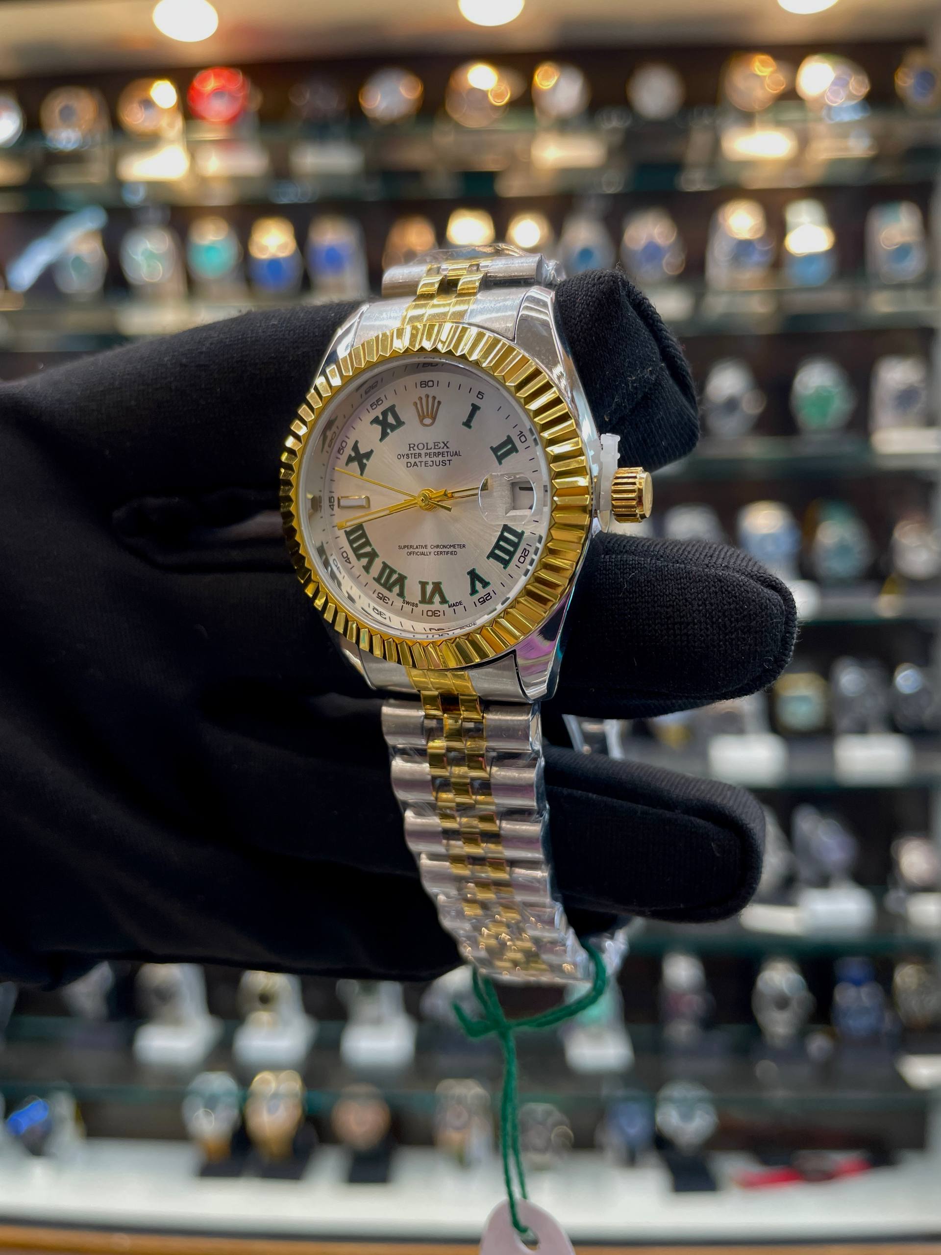 ROLEX DATE JUST FOR GIRLS UNDER BUDGET WHITE 🤍 DIAL DUAL TONE