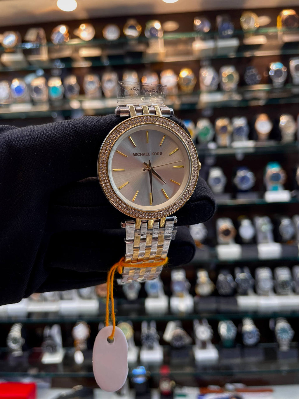 MICHAEL KORS 33MM DARCI MINI MK3583 Watch MASTER PIECE FOR GIRLS 🥰 WHITE 🤍 DIAL