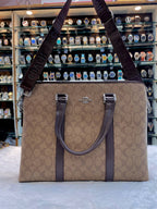 COACH MONOGRAM LAPTOP BAG BROWN 🤎 IN HEAVY QUALITY 💯