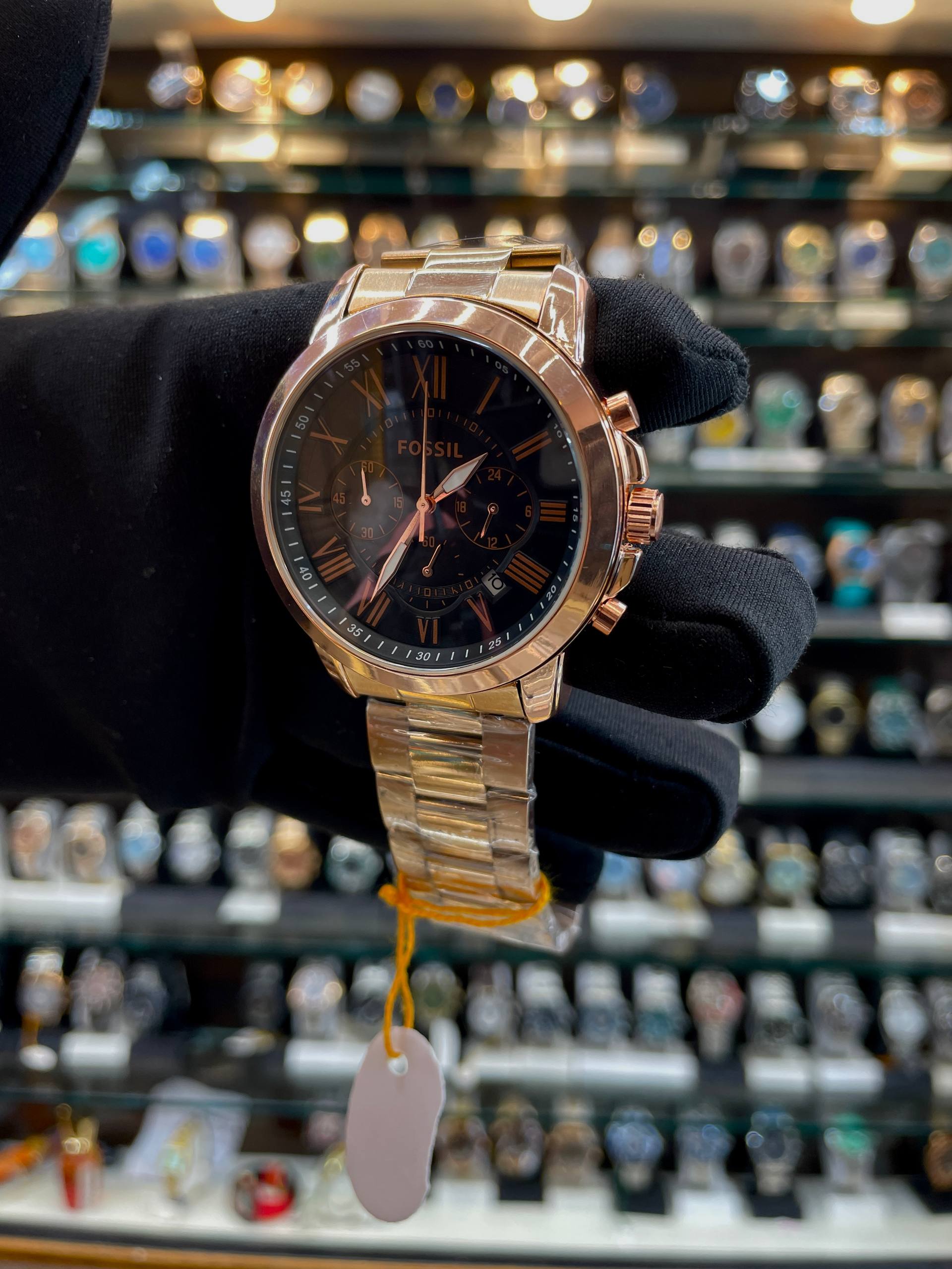 FOSSIL NOW IN ROMAN  DIAL 🤩  NOW IN CHAIN ⛓️FOR MENS 🤩 BRONZE 🥉