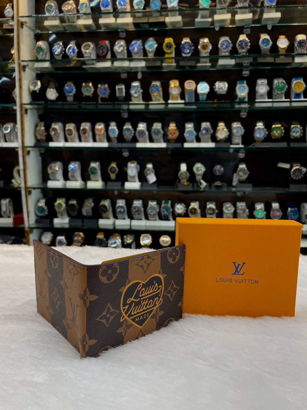 LOUIS VUITTON X NIGO MULTIPLE WALLET PREMIUM LEATHER FOR MENS
