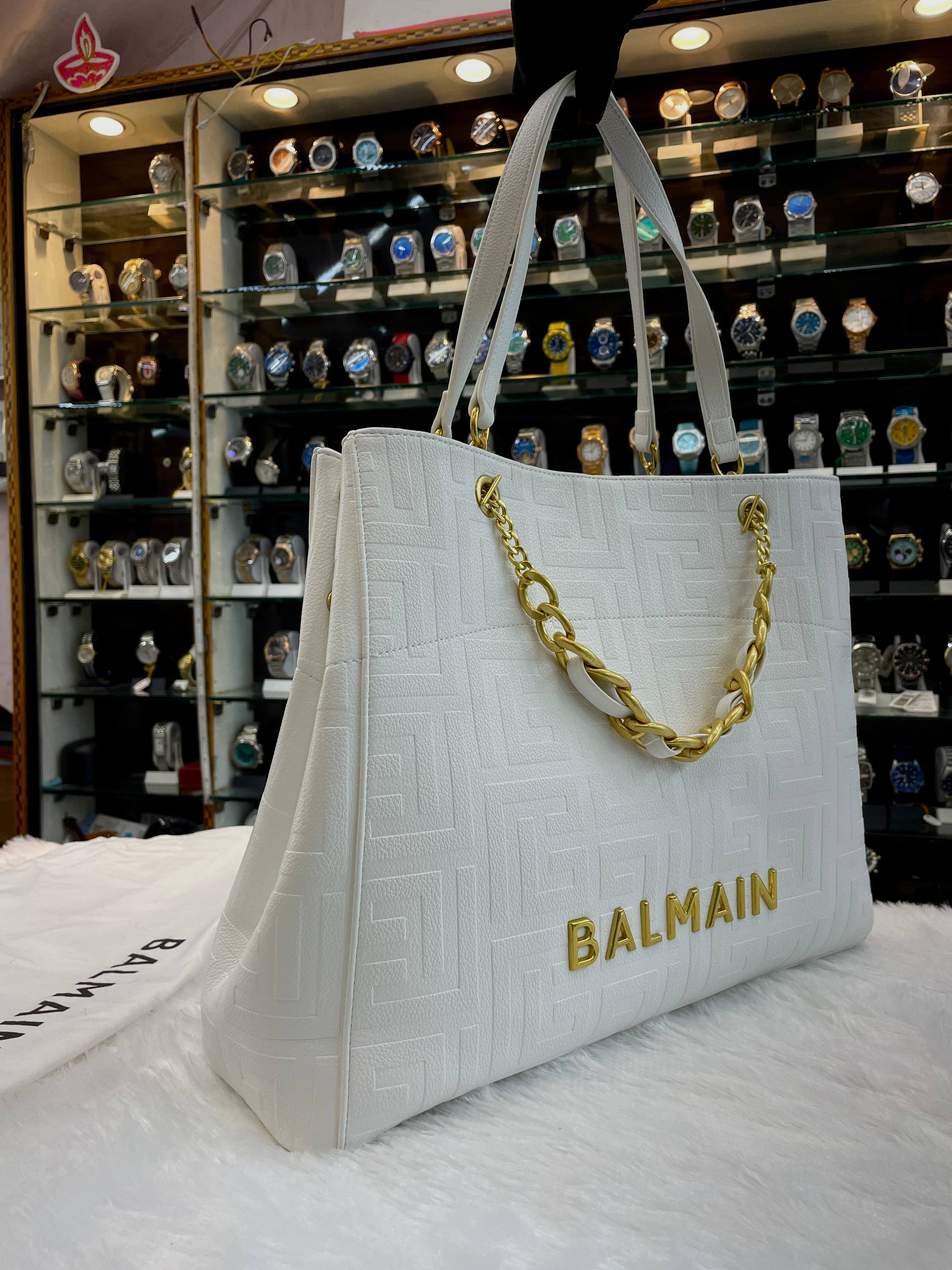 BALMAIN PARIS TOTE BAG IN MASTER PIECE FOR GIRLS 🤩