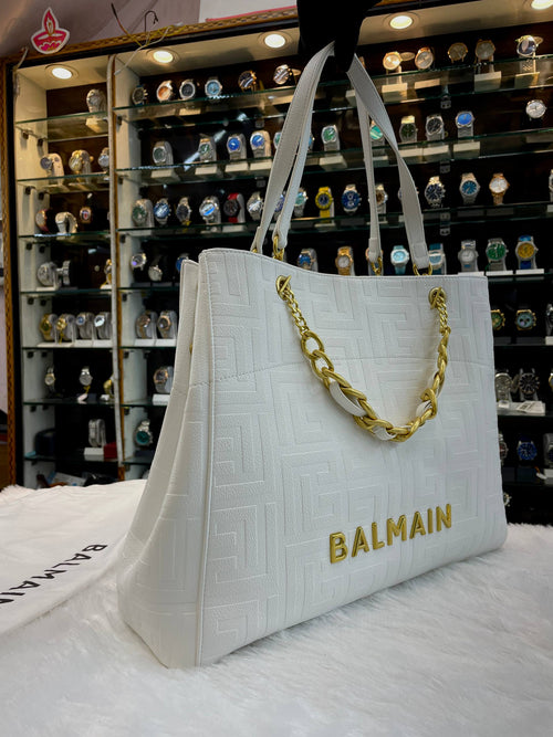 BALMAIN PARIS TOTE BAG IN MASTER PIECE FOR GIRLS 🤩