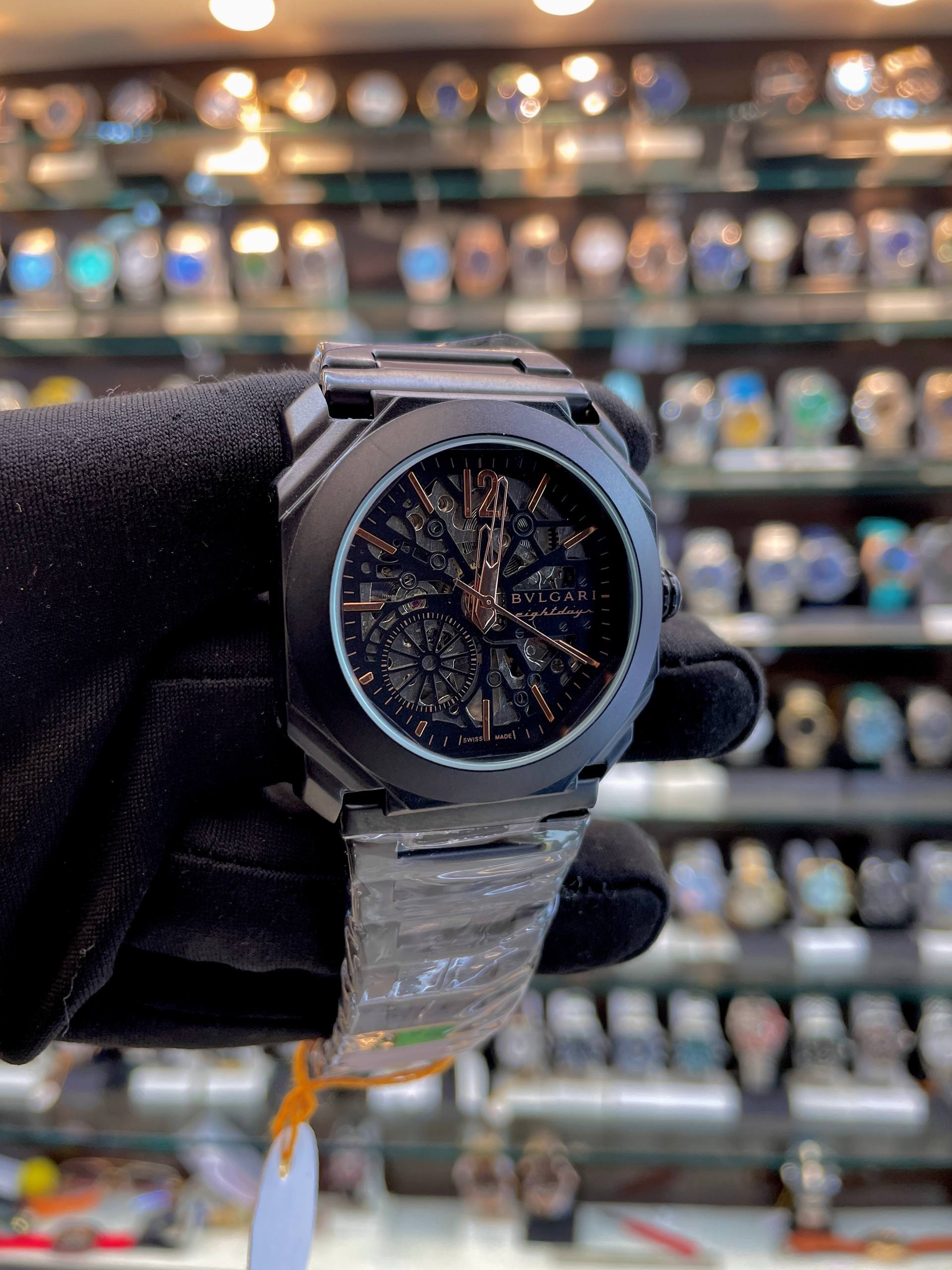 BVLGARI OCTO FINISSIMO SKELETON MATTE BLACK 🖤