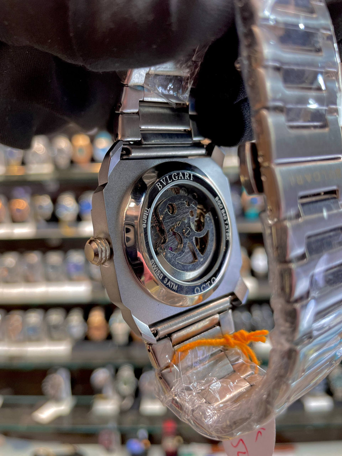 BVLGARI OCTO FINISSIMO SKELETON MATTE GREY 🩶 ORANGE 🧡