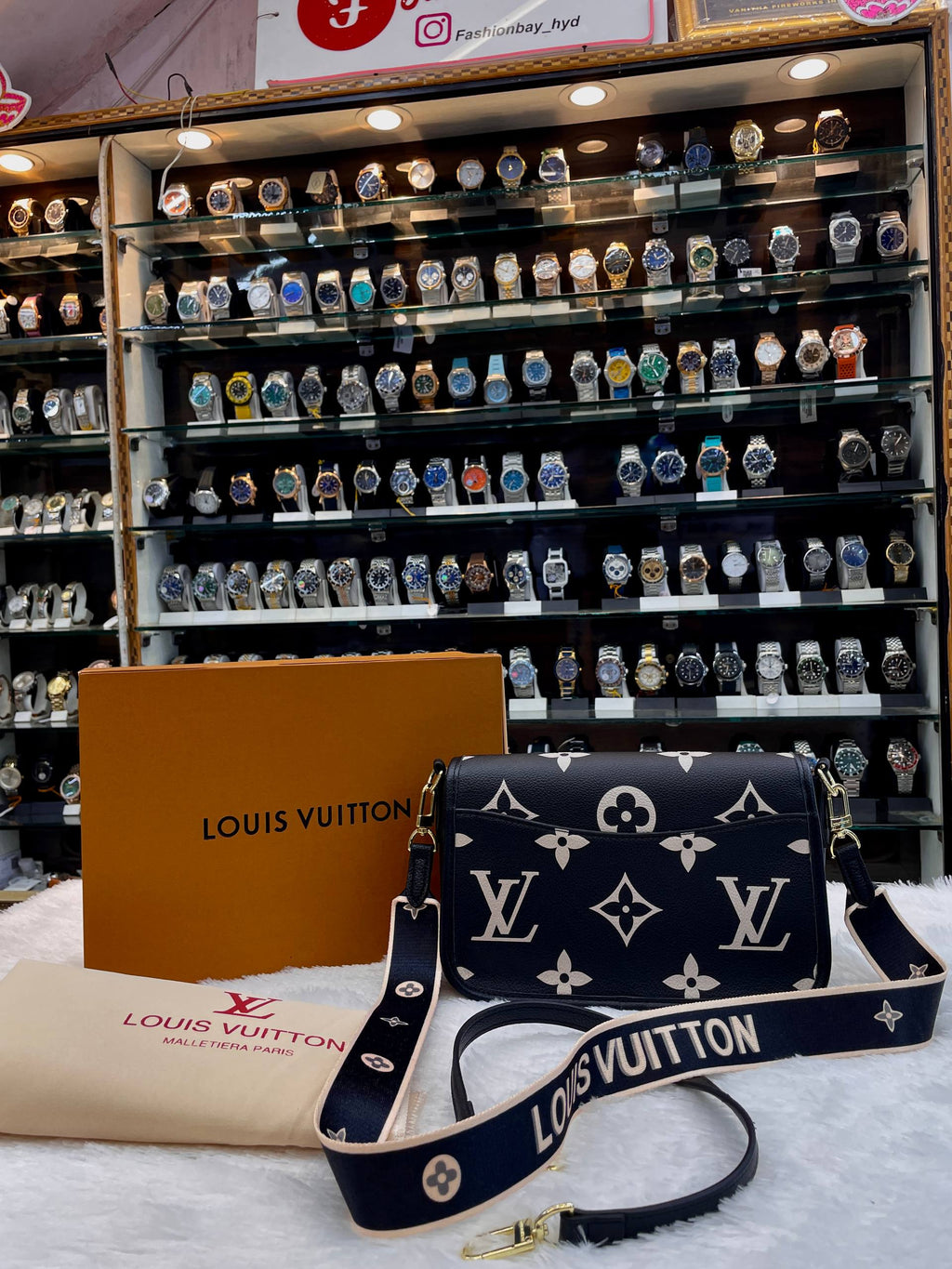 LOUIS VUITTON LV DIANE SLING BAG UNDER BUDGET BLACK 🖤