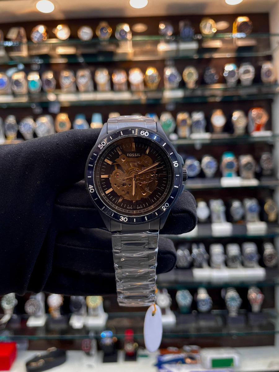FOSSIL AUTOMATIC BROWN 🤎 GLASS DIAL FOR MENS