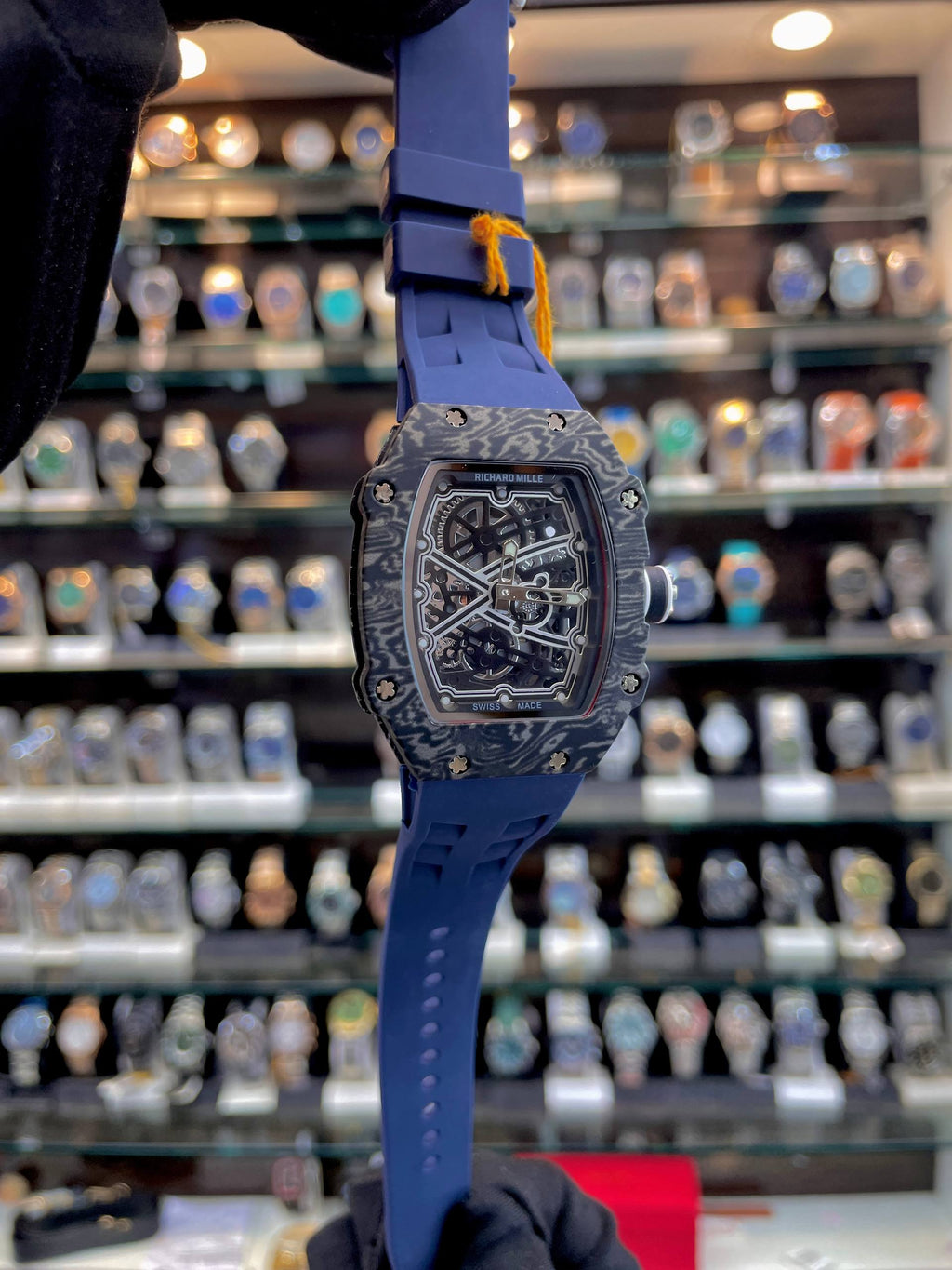 RICHARD MILLE RM 67-02 EXTRA SLIM IN UNDER BUDGET BLUE 💙 SILCION