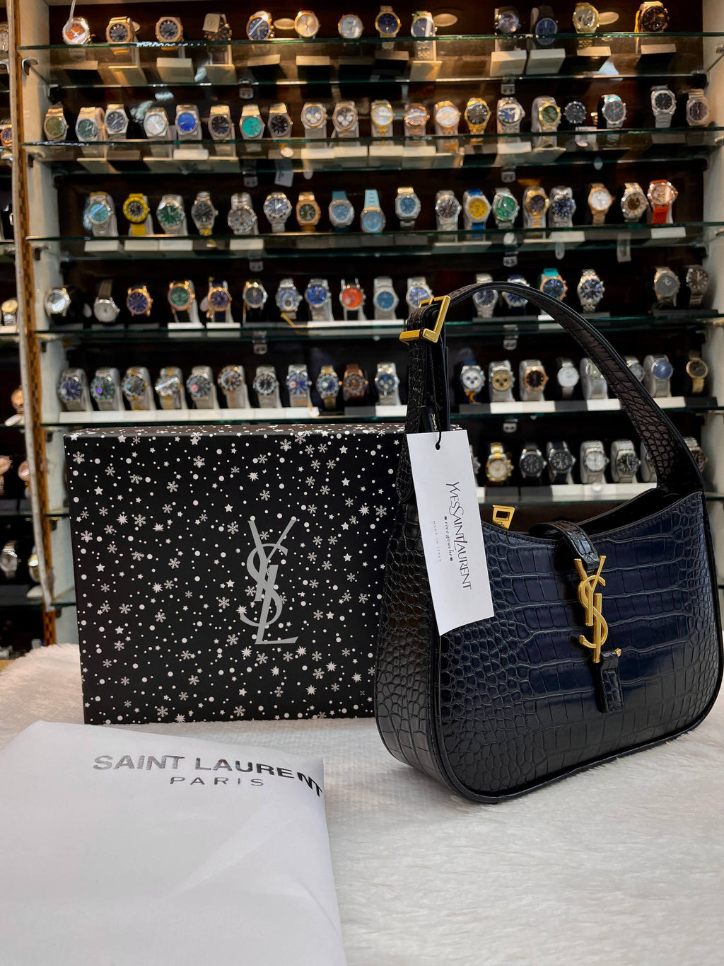 YSL SAINT LAURENT LE 5 À 7 BAG IN BLACK 🤩 HEAVY QUALITY 💯