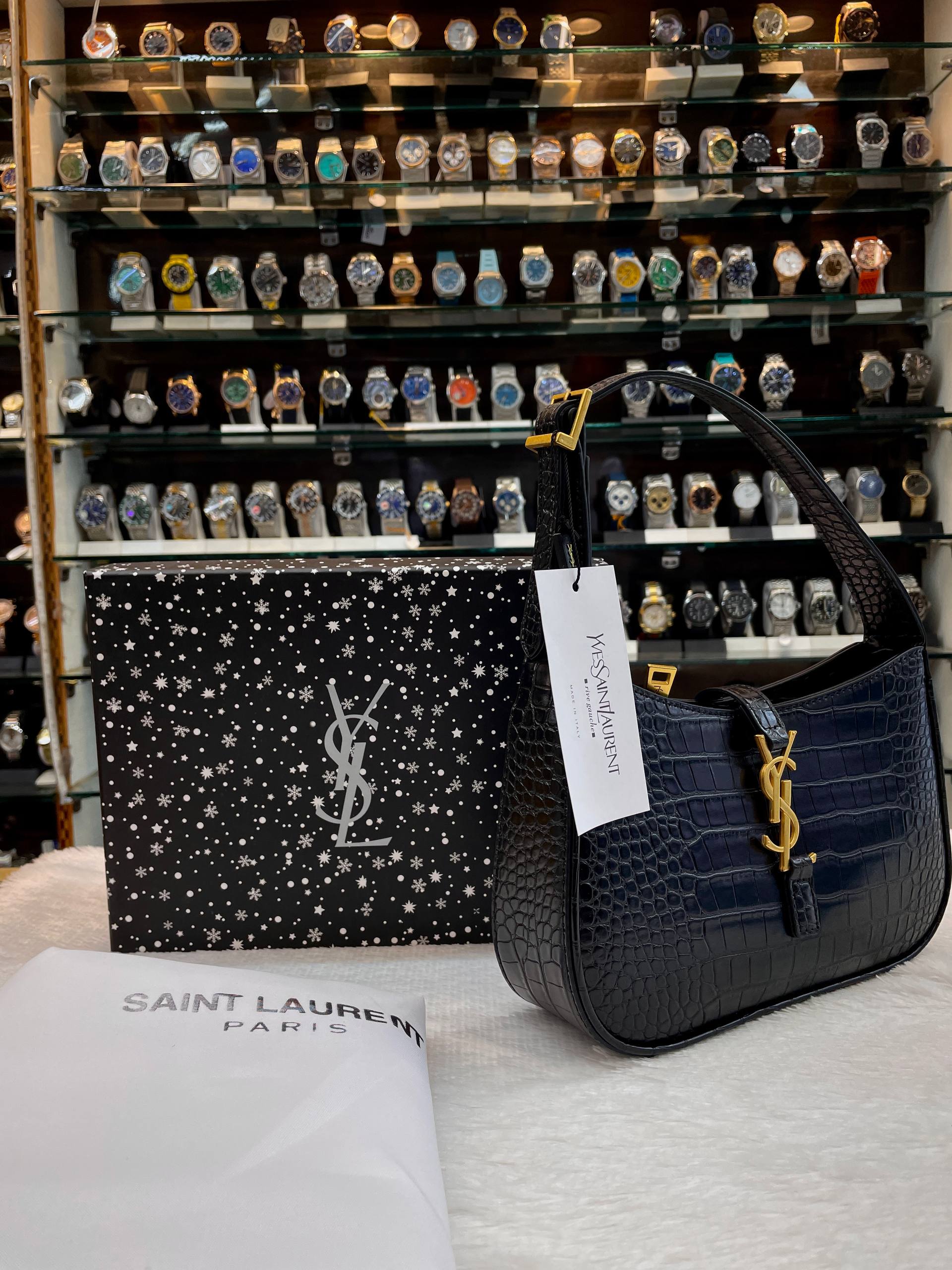 YSL SAINT LAURENT LE 5 À 7 BAG IN BLACK 🤩 HEAVY QUALITY 💯