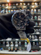 FOSSIL CHRONOGRAPH MENS WATCH ⌚ IN FULL BLACK 🖤