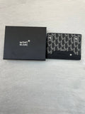 MONT BLANC FROM M_GRAM WALLET BLACK 🖤 TEXTURE IN HEAVY QUALITY 💯