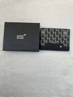 MONT BLANC FROM M_GRAM WALLET BLACK 🖤 TEXTURE IN HEAVY QUALITY 💯
