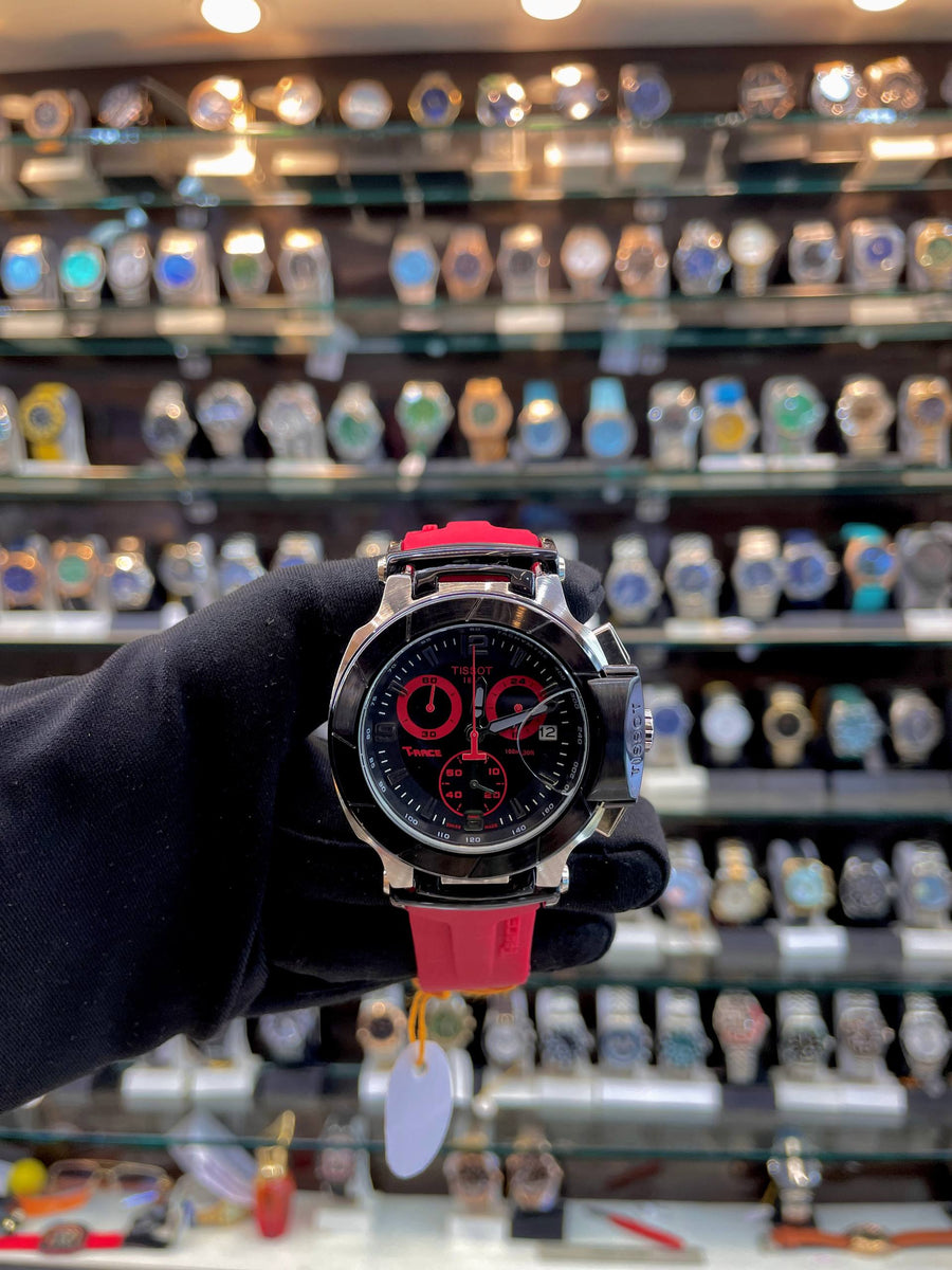 TISSOT T-RACE  IN UPDATED QUALITY 💯 FOR MENS RED ♥️