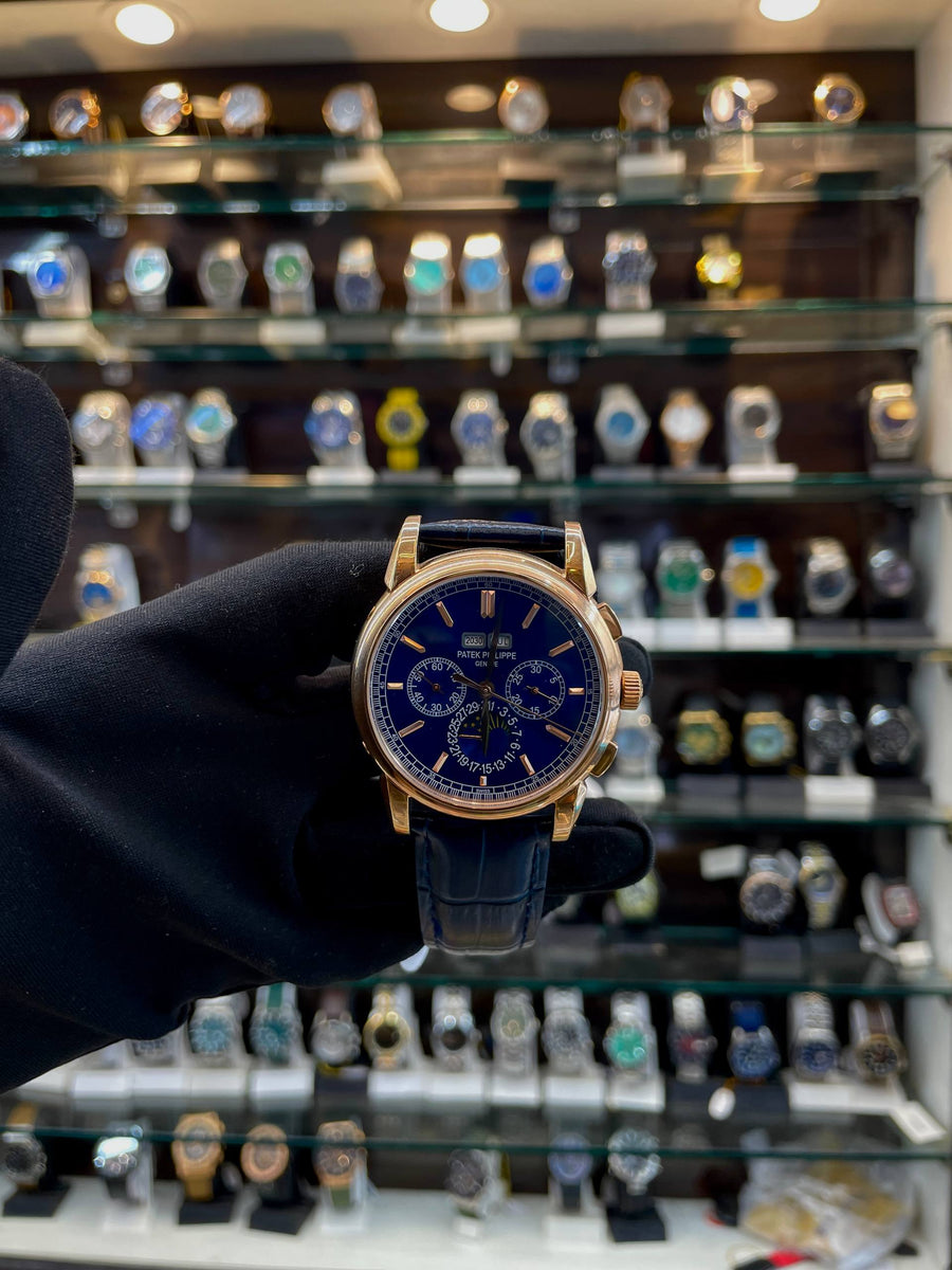 PATEK PHILIPPE GRAND COMPLICATIONS PERPETUAL CALENDAR NOW IN MASTER  BLUE