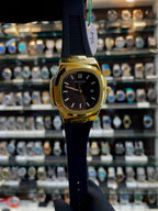 PATEK PHILIPPE NOW IN SLIM BODY FOR MENS GOLD 🥇 BLACK 🖤