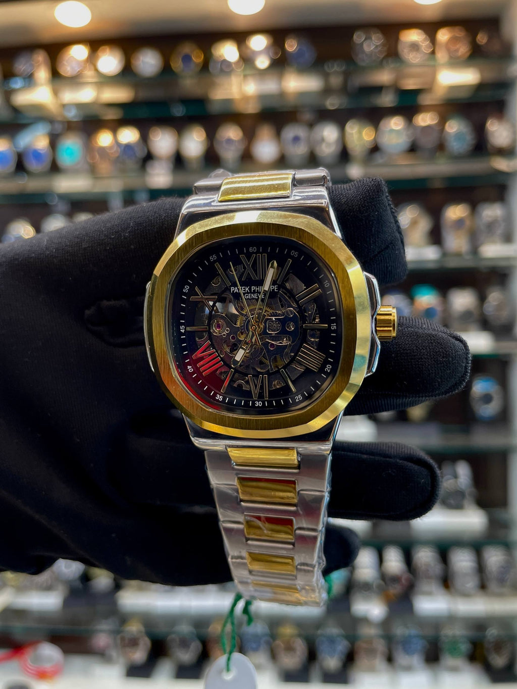 PATEK PHILLIPE AUTOMATIC NOW IN TRANSPARENT BLACK DIAL 💝