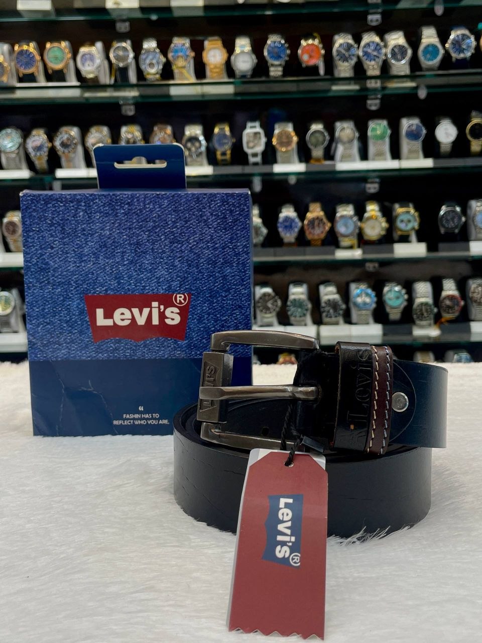 LEVIS BELT FOR MENS MASTER PIECE BLACK 🖤
