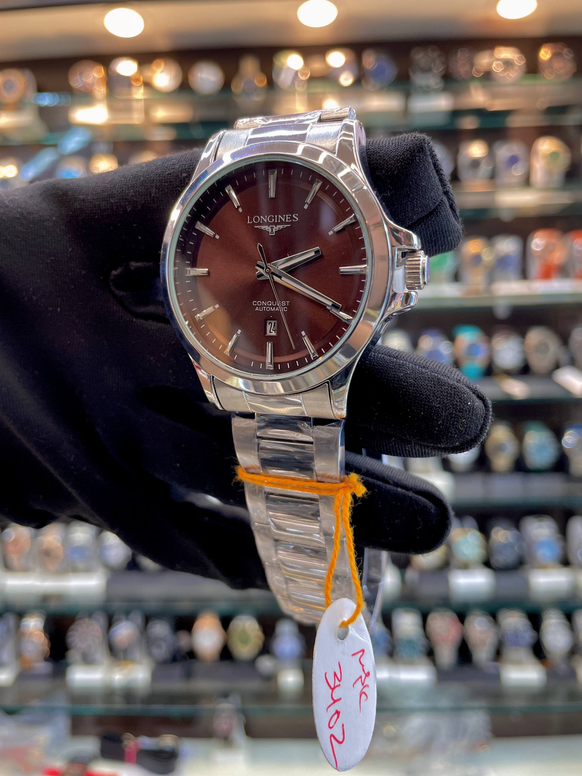 LONGINES CONQUEST UNDER BUDGET FOR MENS BROWN 🤎