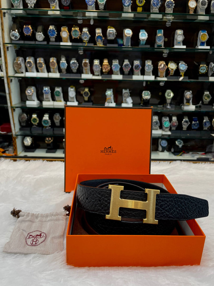 HERMES CONSTANCE BELT BLACK PEBBLED LEATHER IN MASTER PIECE 🤩