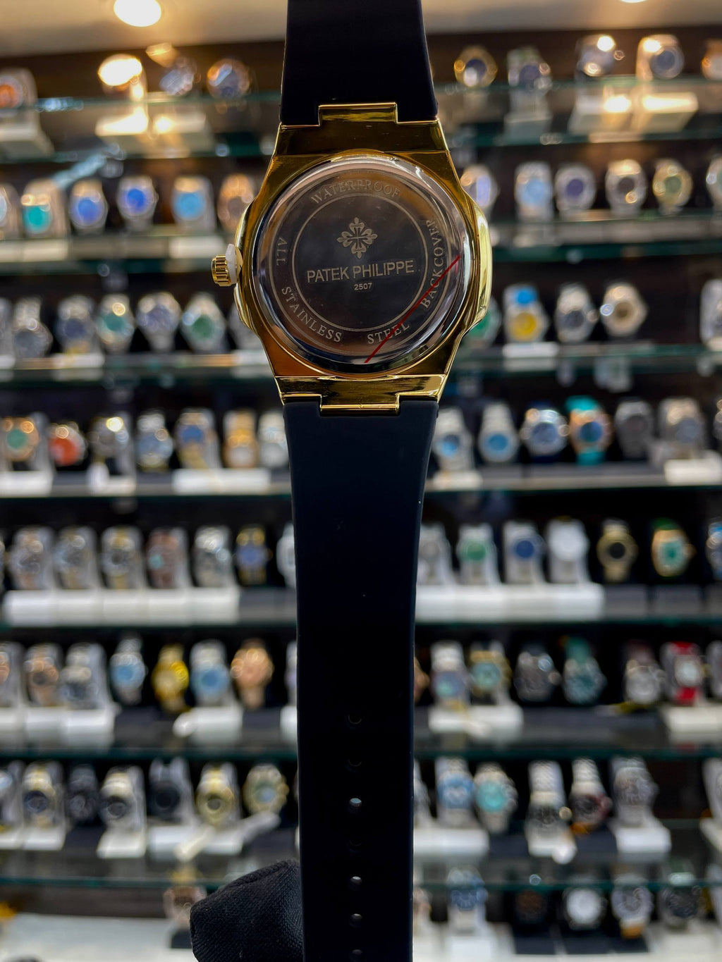 PATEK PHILIPPE NOW IN SLIM BODY FOR MENS GREEN BLACK 🖤