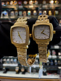 FOSSIL MACHINE LUXE LIMITED-EDITION IN COUPLE SET WHITE 🤍 DIAL